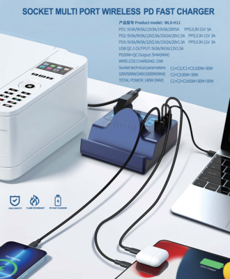 2024年1月工厂快充产品汇总,Qi2无线充、多接口桌面充等新品成为趋势